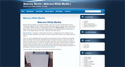 Desktop Screenshot of makranawhitemarble.com