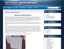 Tablet Screenshot of makranawhitemarble.com